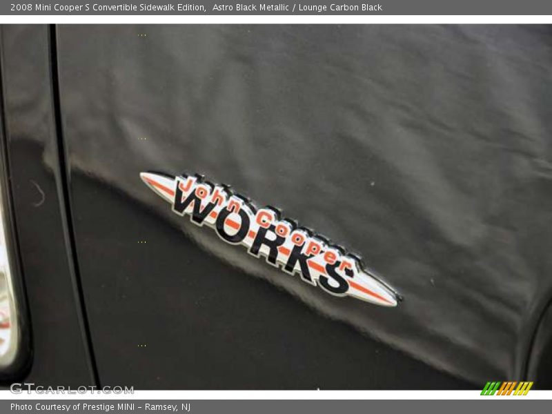 Astro Black Metallic / Lounge Carbon Black 2008 Mini Cooper S Convertible Sidewalk Edition