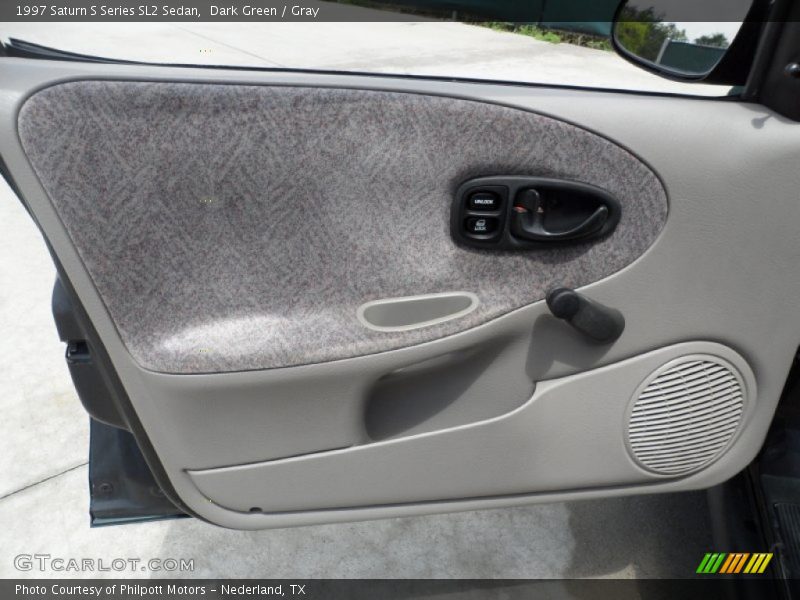 Dark Green / Gray 1997 Saturn S Series SL2 Sedan