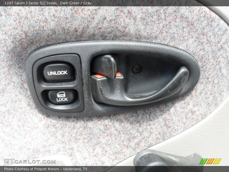 Dark Green / Gray 1997 Saturn S Series SL2 Sedan