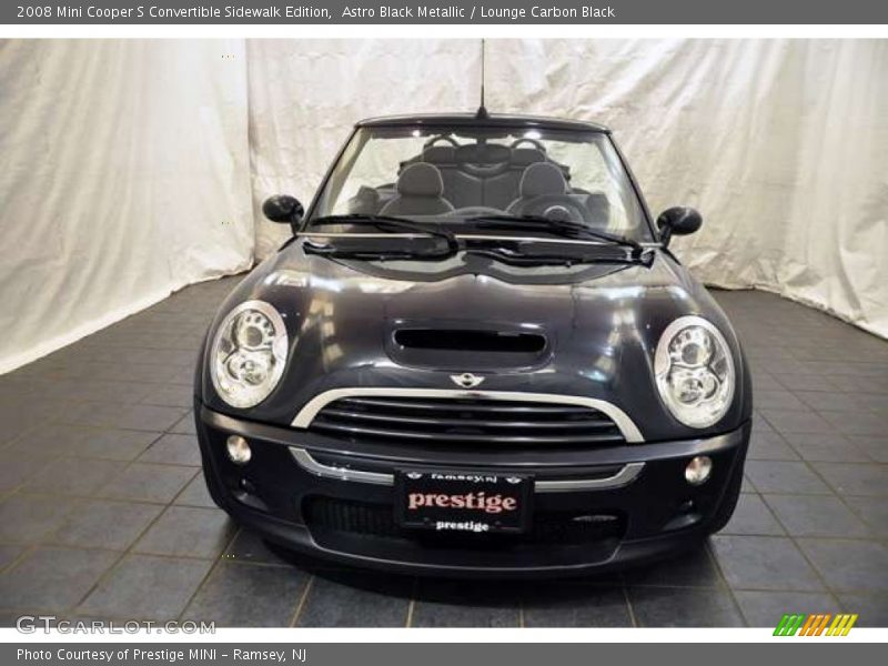 Astro Black Metallic / Lounge Carbon Black 2008 Mini Cooper S Convertible Sidewalk Edition