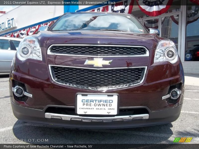 Espresso Brown Metallic / Brownstone/Jet Black 2011 Chevrolet Equinox LTZ