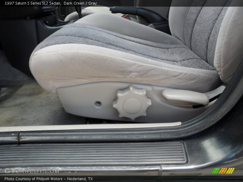 Dark Green / Gray 1997 Saturn S Series SL2 Sedan