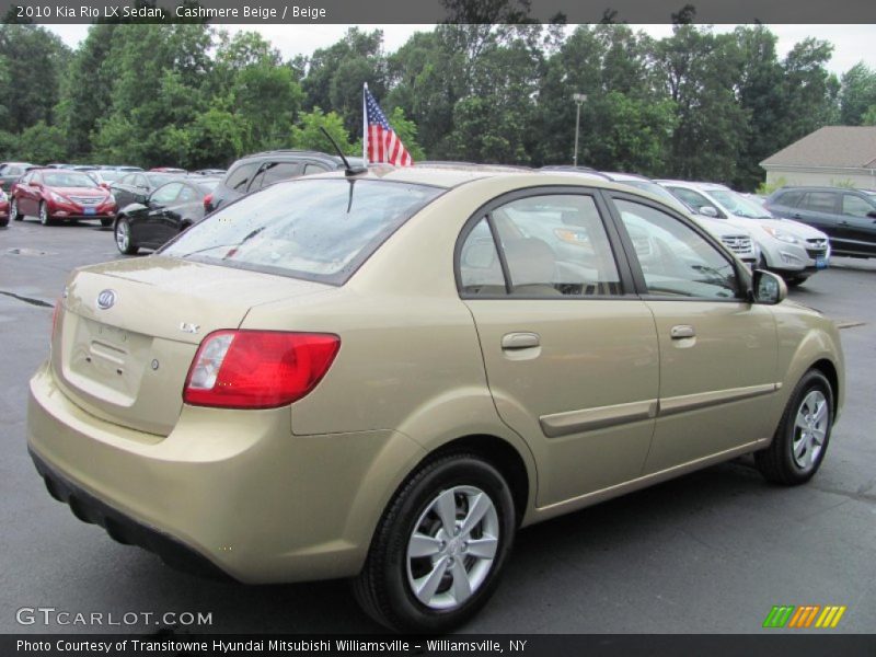 Cashmere Beige / Beige 2010 Kia Rio LX Sedan