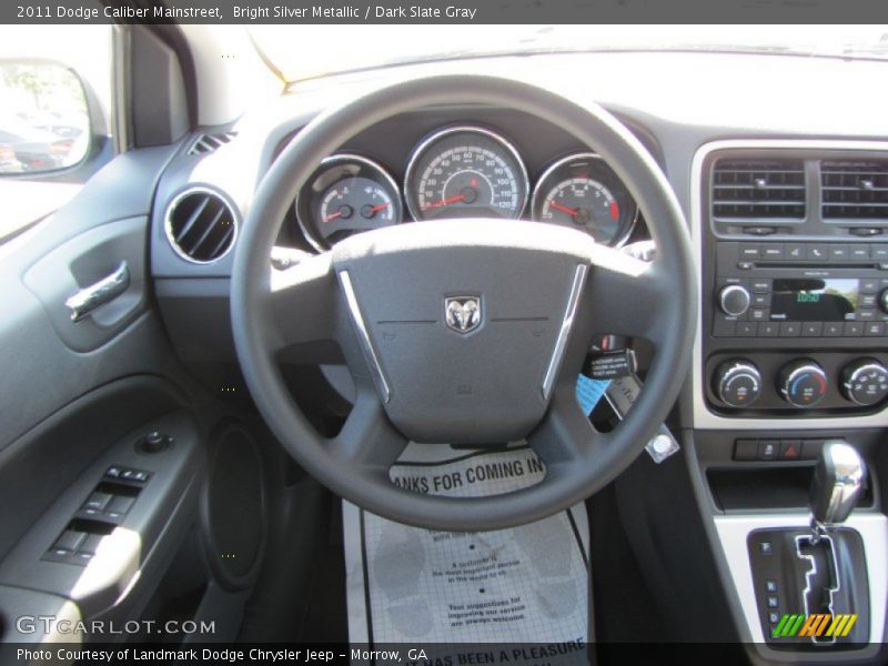 Bright Silver Metallic / Dark Slate Gray 2011 Dodge Caliber Mainstreet