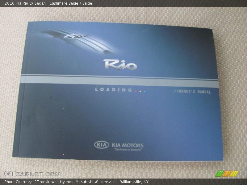 Cashmere Beige / Beige 2010 Kia Rio LX Sedan