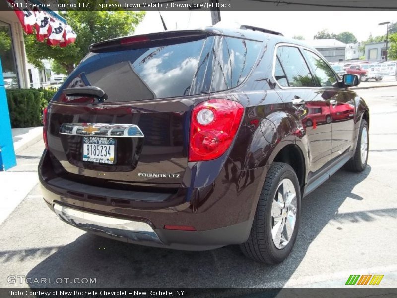 Espresso Brown Metallic / Brownstone/Jet Black 2011 Chevrolet Equinox LTZ