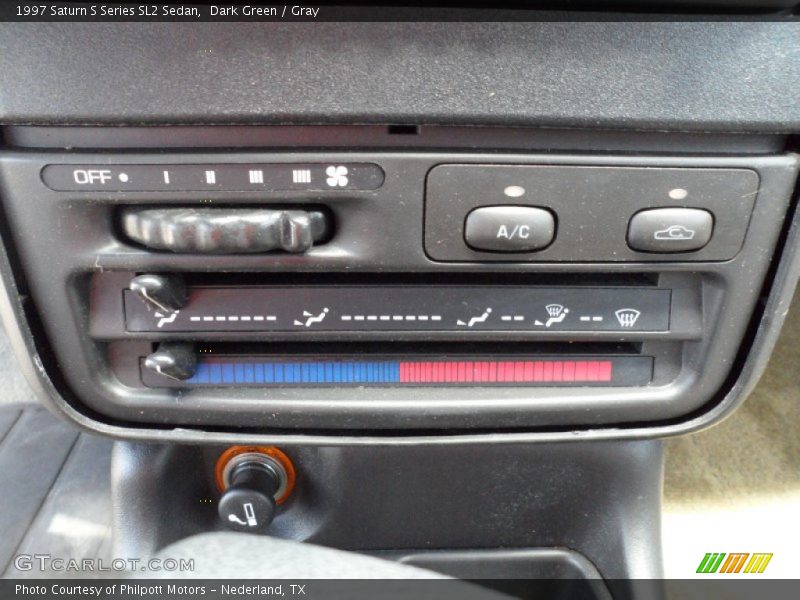Dark Green / Gray 1997 Saturn S Series SL2 Sedan