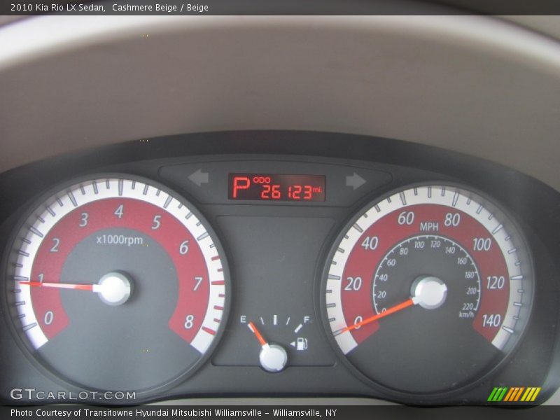 Cashmere Beige / Beige 2010 Kia Rio LX Sedan