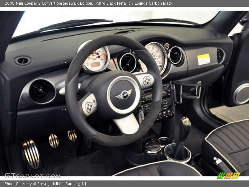 Astro Black Metallic / Lounge Carbon Black 2008 Mini Cooper S Convertible Sidewalk Edition