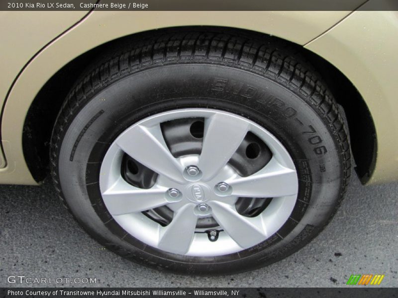 Cashmere Beige / Beige 2010 Kia Rio LX Sedan