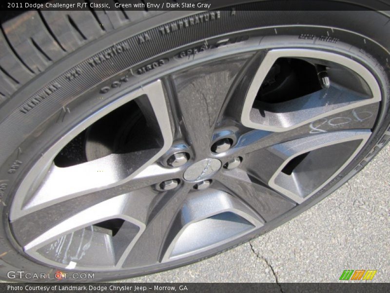 Green with Envy / Dark Slate Gray 2011 Dodge Challenger R/T Classic