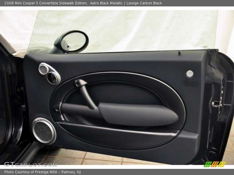 Astro Black Metallic / Lounge Carbon Black 2008 Mini Cooper S Convertible Sidewalk Edition