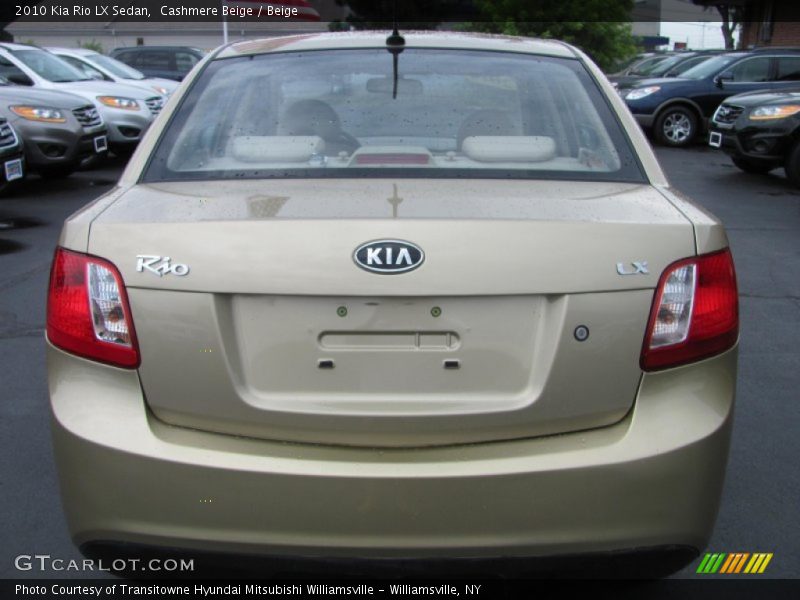 Cashmere Beige / Beige 2010 Kia Rio LX Sedan