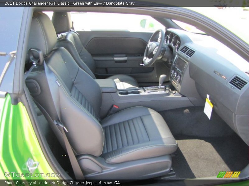 Green with Envy / Dark Slate Gray 2011 Dodge Challenger R/T Classic