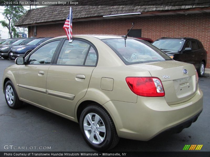 Cashmere Beige / Beige 2010 Kia Rio LX Sedan