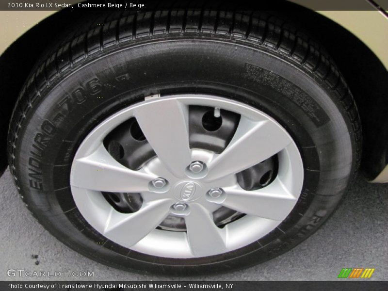 Cashmere Beige / Beige 2010 Kia Rio LX Sedan