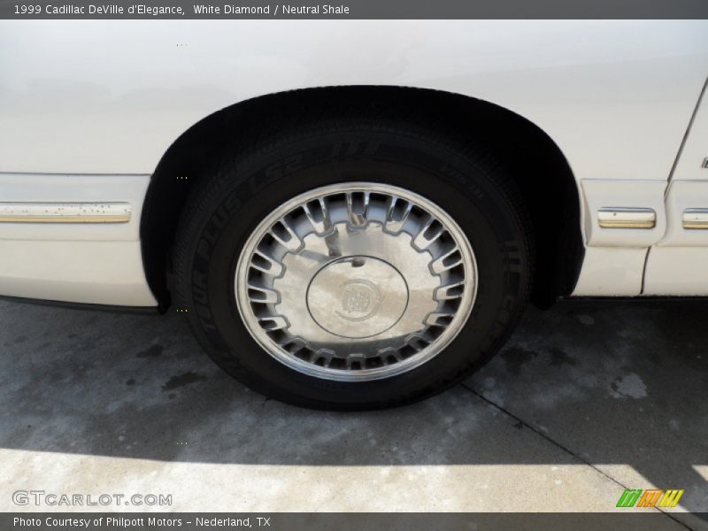 White Diamond / Neutral Shale 1999 Cadillac DeVille d'Elegance