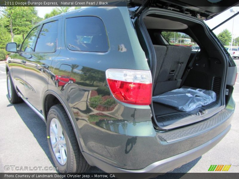 Natural Green Pearl / Black 2011 Dodge Durango Express