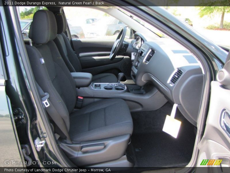 Natural Green Pearl / Black 2011 Dodge Durango Express