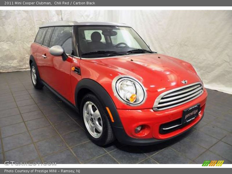 Chili Red / Carbon Black 2011 Mini Cooper Clubman