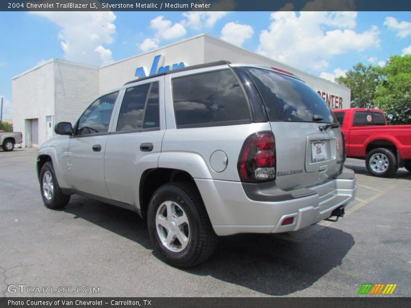 Silverstone Metallic / Medium Pewter 2004 Chevrolet TrailBlazer LS