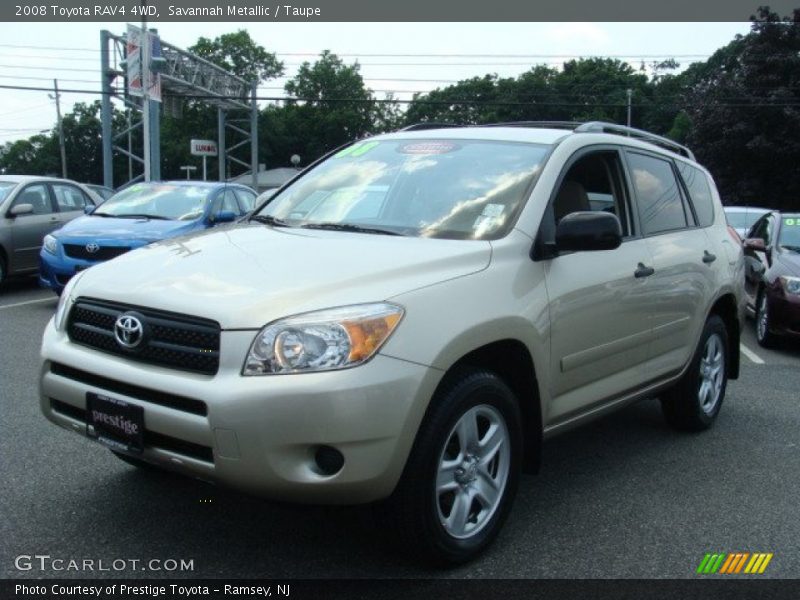 Savannah Metallic / Taupe 2008 Toyota RAV4 4WD
