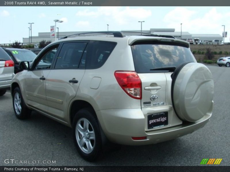 Savannah Metallic / Taupe 2008 Toyota RAV4 4WD