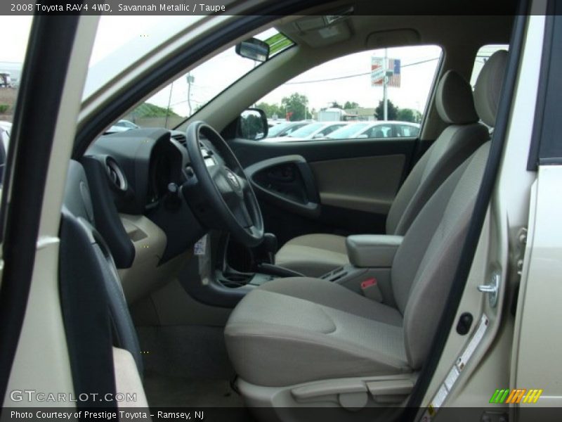 Savannah Metallic / Taupe 2008 Toyota RAV4 4WD
