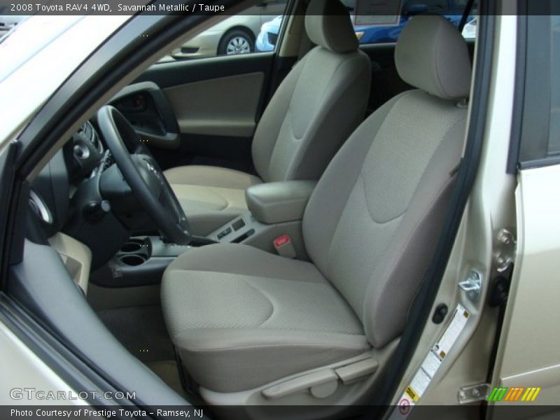 Savannah Metallic / Taupe 2008 Toyota RAV4 4WD