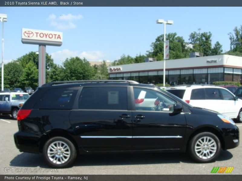 Black / Stone 2010 Toyota Sienna XLE AWD