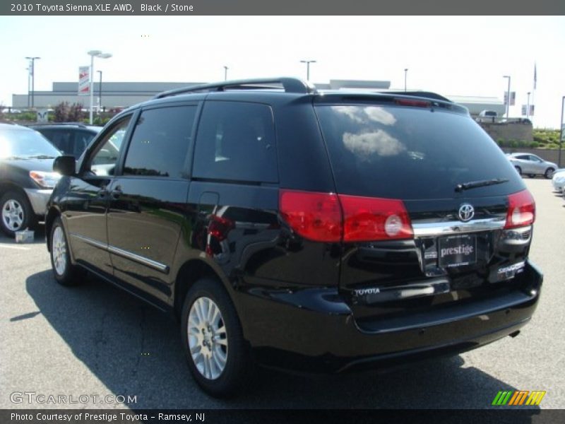 Black / Stone 2010 Toyota Sienna XLE AWD