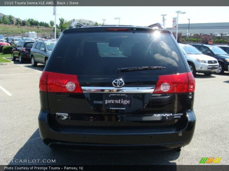 Black / Stone 2010 Toyota Sienna XLE AWD