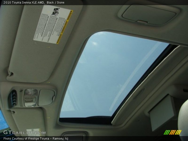 Black / Stone 2010 Toyota Sienna XLE AWD