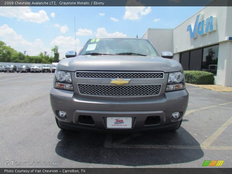 Graystone Metallic / Ebony 2009 Chevrolet Avalanche LTZ