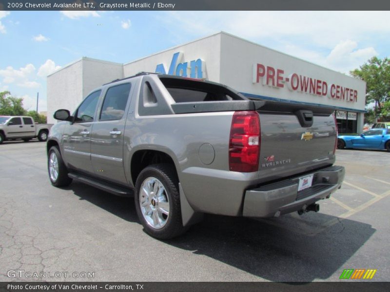 Graystone Metallic / Ebony 2009 Chevrolet Avalanche LTZ