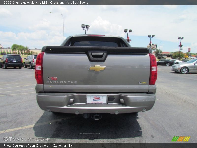 Graystone Metallic / Ebony 2009 Chevrolet Avalanche LTZ