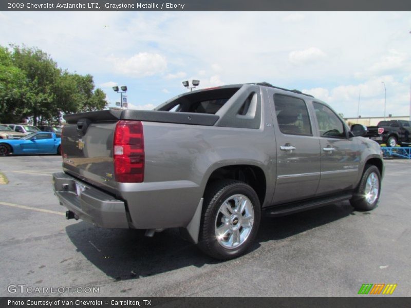 Graystone Metallic / Ebony 2009 Chevrolet Avalanche LTZ