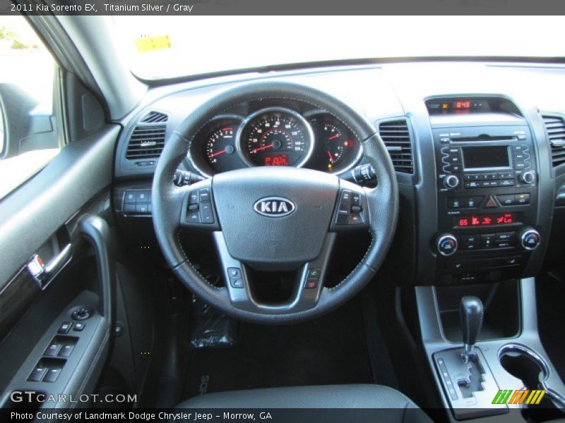 Titanium Silver / Gray 2011 Kia Sorento EX