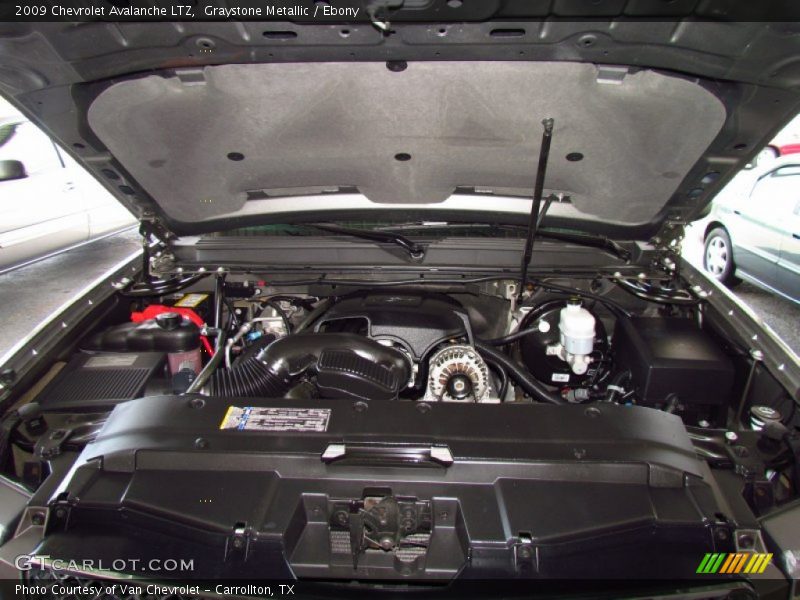 Graystone Metallic / Ebony 2009 Chevrolet Avalanche LTZ
