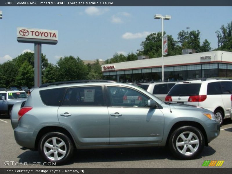 Everglade Metallic / Taupe 2008 Toyota RAV4 Limited V6 4WD