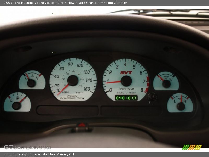  2003 Mustang Cobra Coupe Cobra Coupe Gauges