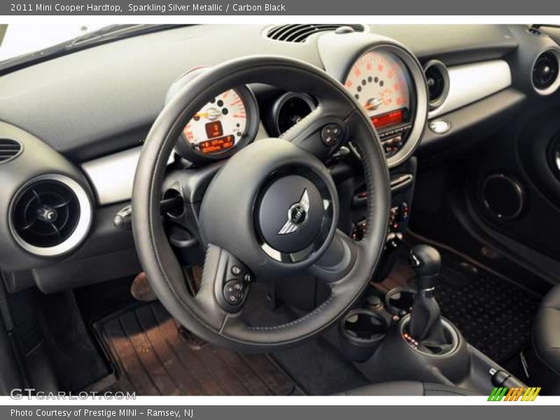 Sparkling Silver Metallic / Carbon Black 2011 Mini Cooper Hardtop