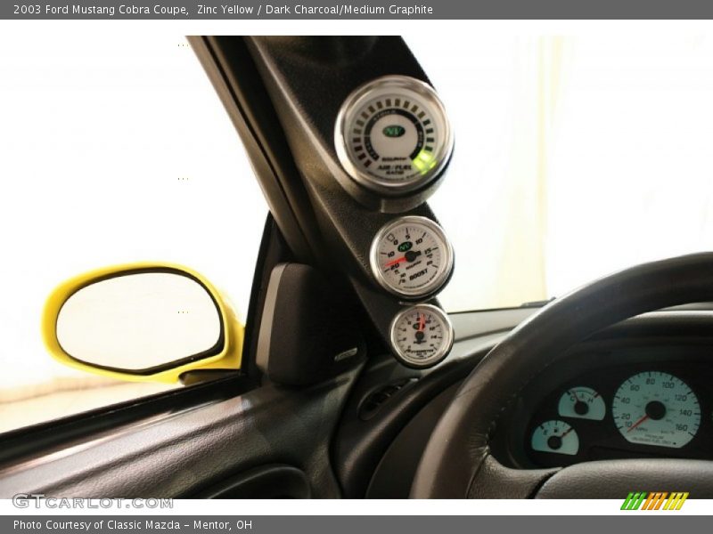 Zinc Yellow / Dark Charcoal/Medium Graphite 2003 Ford Mustang Cobra Coupe