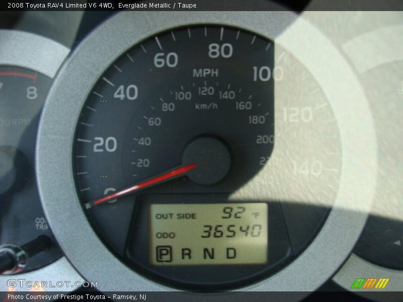 Everglade Metallic / Taupe 2008 Toyota RAV4 Limited V6 4WD