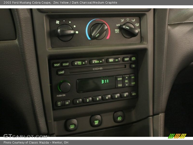 Controls of 2003 Mustang Cobra Coupe