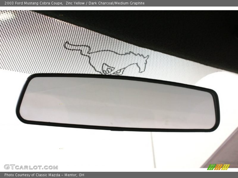 Zinc Yellow / Dark Charcoal/Medium Graphite 2003 Ford Mustang Cobra Coupe
