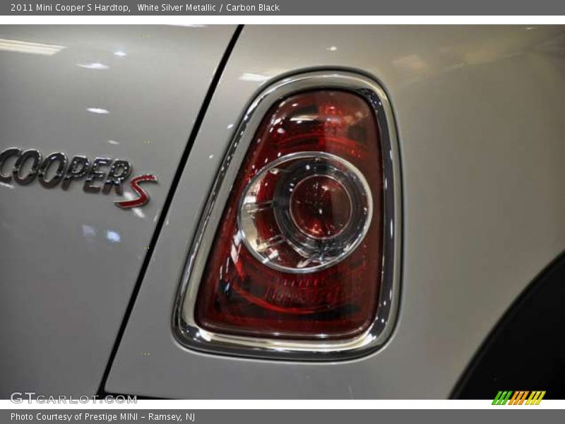 White Silver Metallic / Carbon Black 2011 Mini Cooper S Hardtop