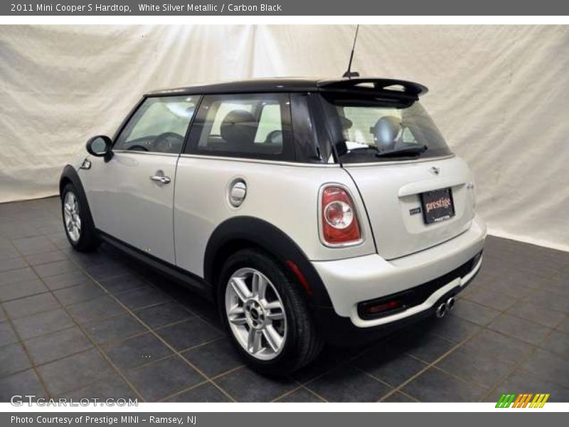 White Silver Metallic / Carbon Black 2011 Mini Cooper S Hardtop