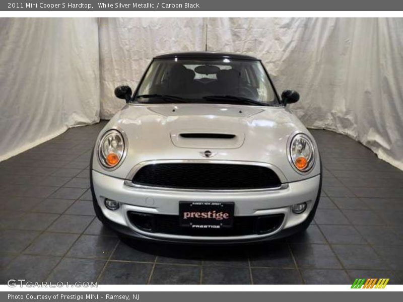 White Silver Metallic / Carbon Black 2011 Mini Cooper S Hardtop
