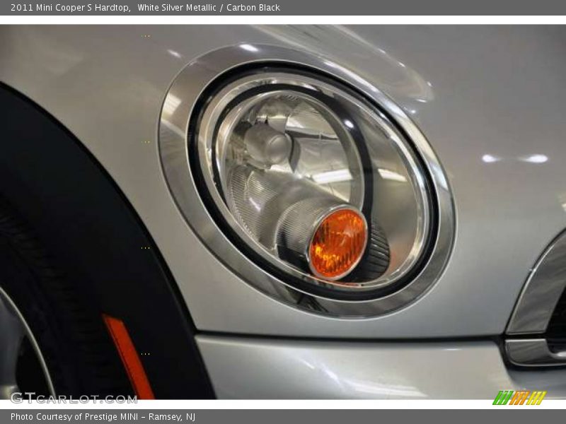 White Silver Metallic / Carbon Black 2011 Mini Cooper S Hardtop